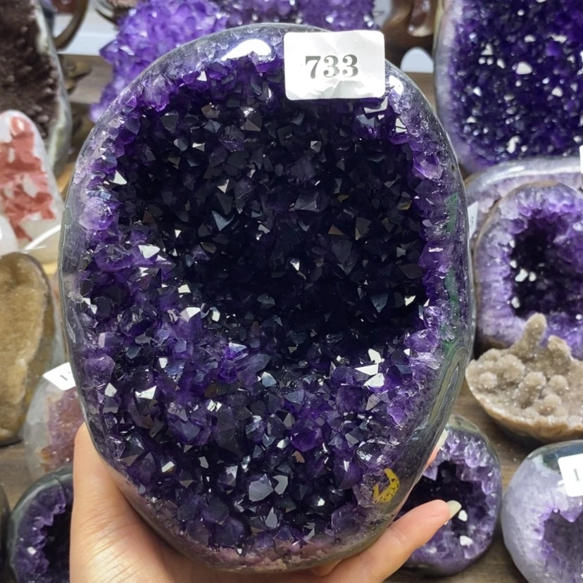 【闪购商品】未镶嵌大型摆件（非配饰）紫晶