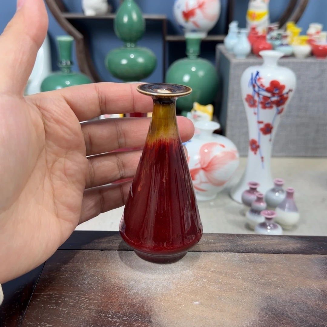 陶瓷手工小花器摆件