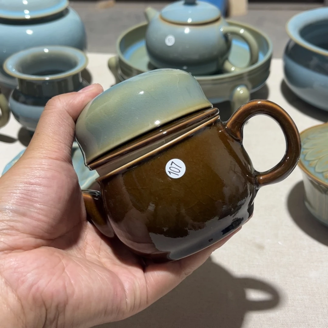 【闪购商品】龙***g微瑕汉瓦汝瓷原矿