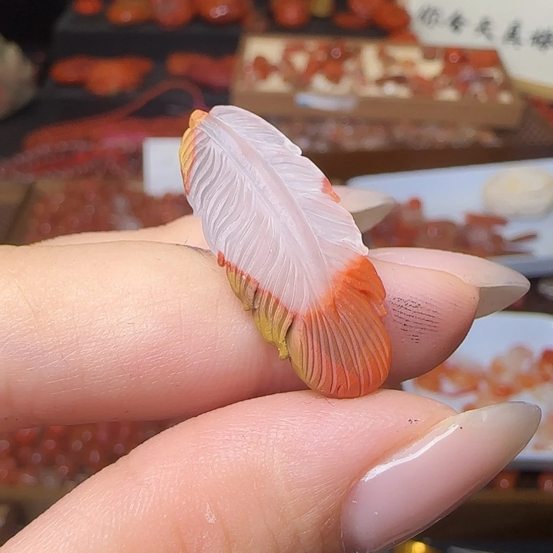 南红玛瑙未镶嵌吊坠(不含链)