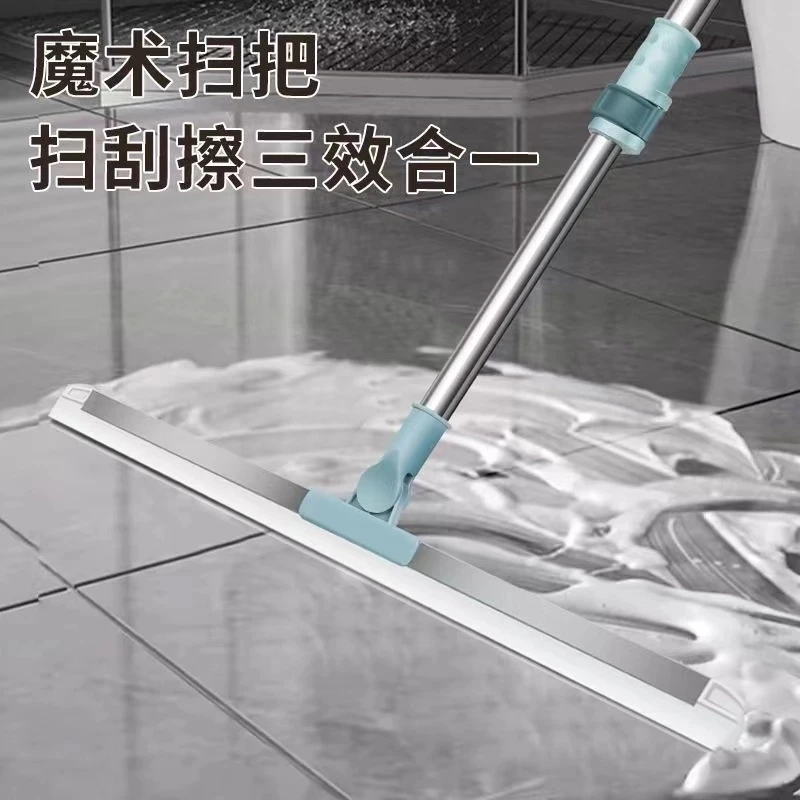 家用硅胶拖把两用浴室刮水器一体专用扫地工具神器卫生间挂刷扫把