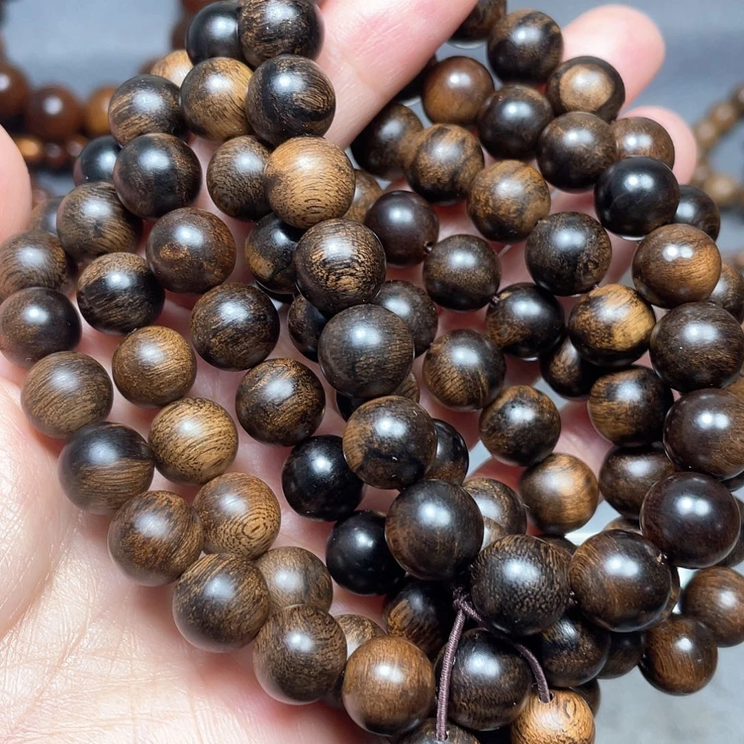 沉香手串白棋瘤疤1.0