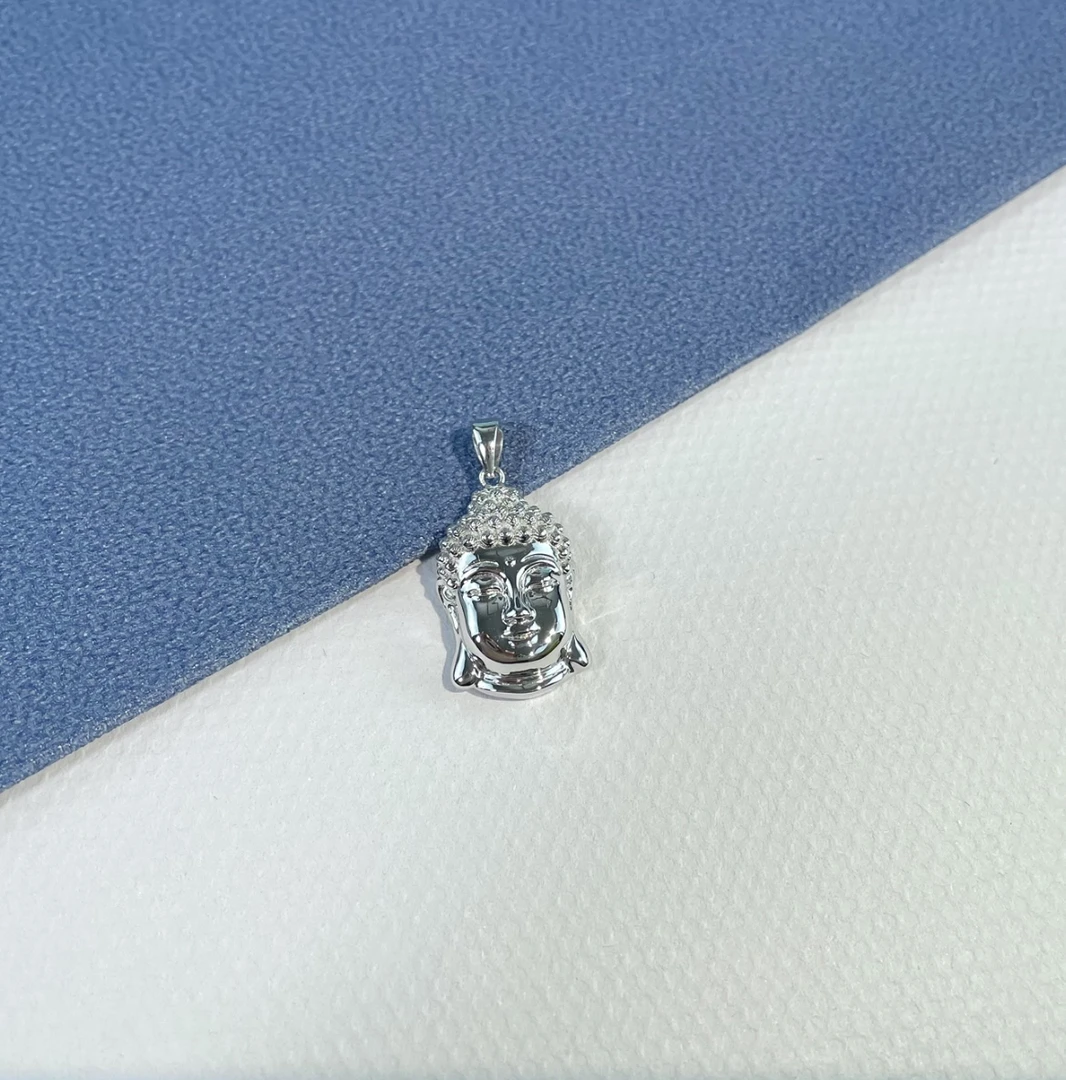 铂金pt950精品吊坠（开心佛头）