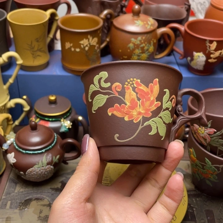 紫砂茶杯紫砂主人杯