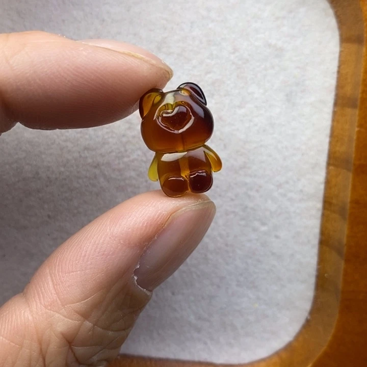 蜜蜡未镶嵌裸石微瑕卡11.5