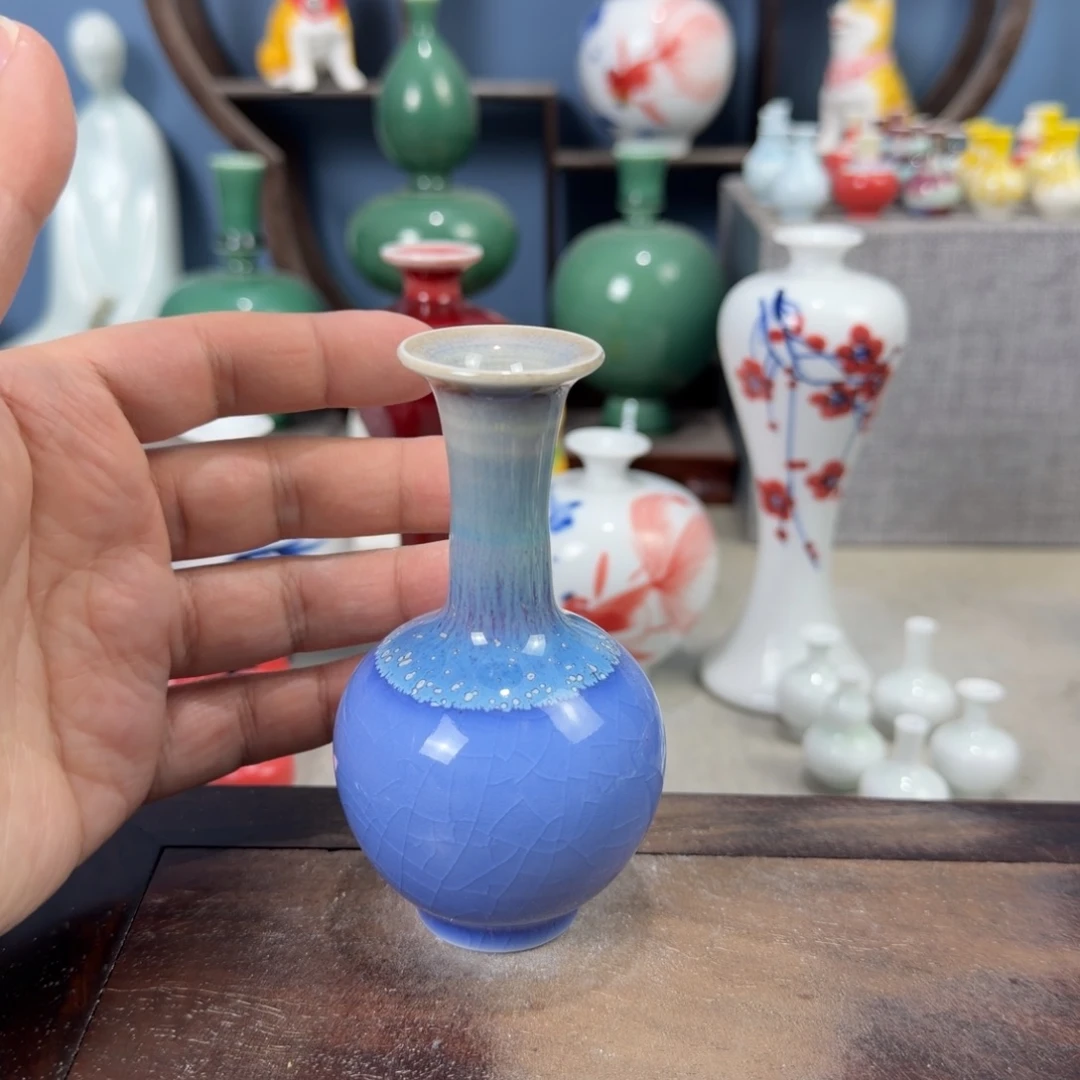 陶瓷手工小花器摆件