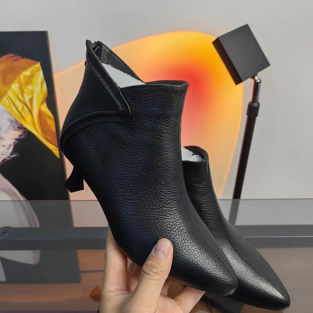 羊皮女靴舒适百搭