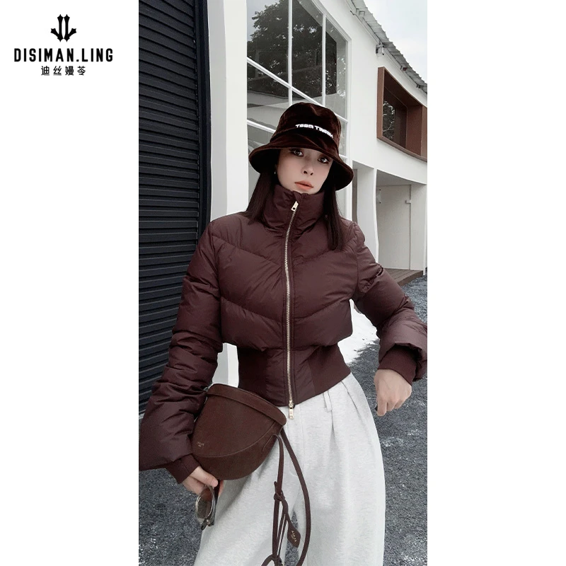 【迪丝嫚苓】多色羽绒服 时尚百搭女士原创设计小众秋冬保暖羽绒服W