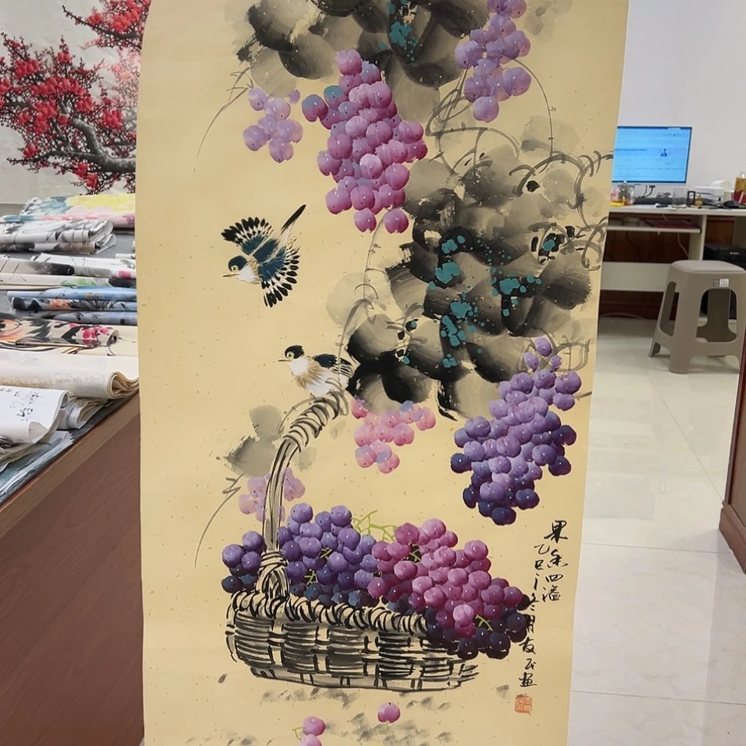 国画清风拂面的时候我