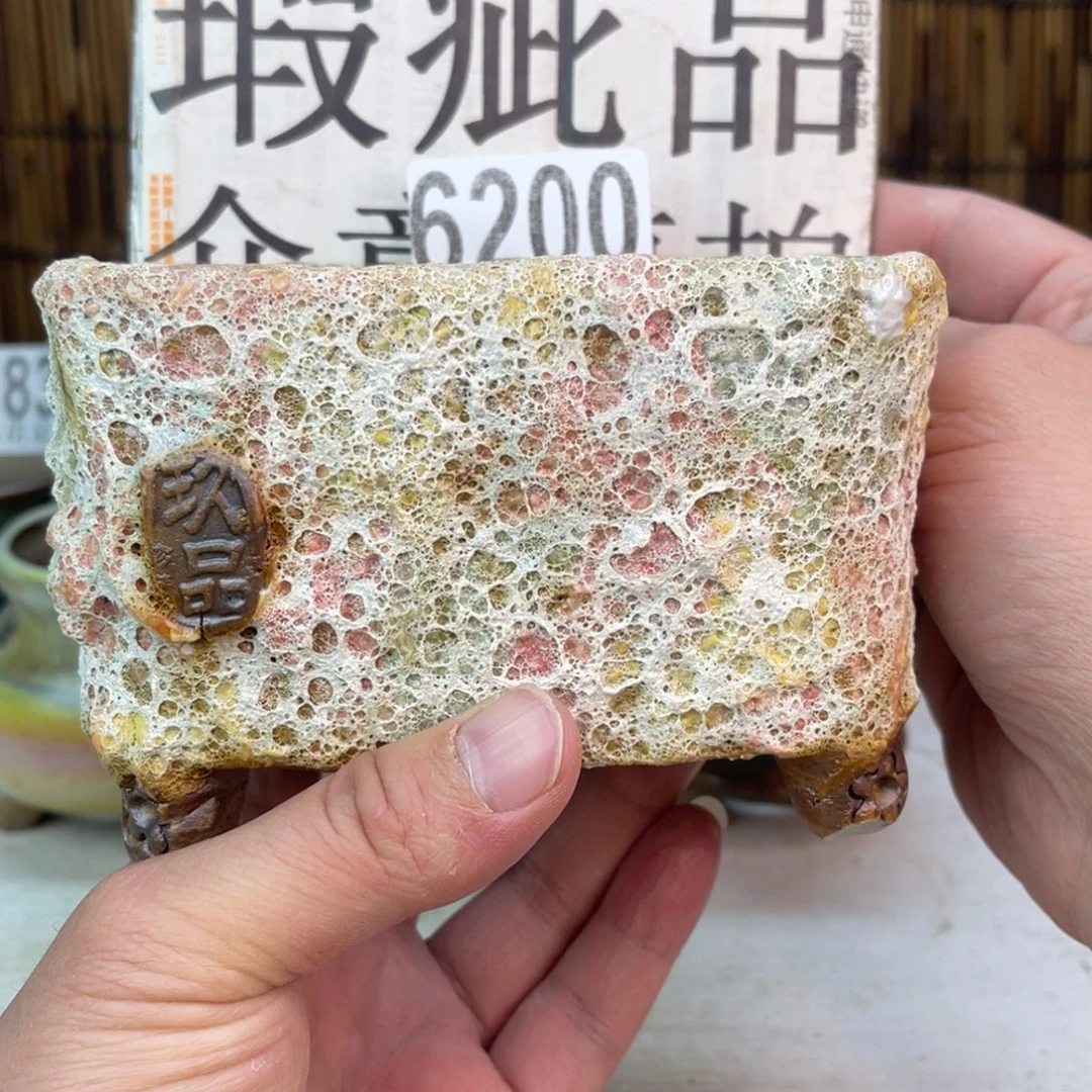手工花盆默认瑕疵完美者勿拍