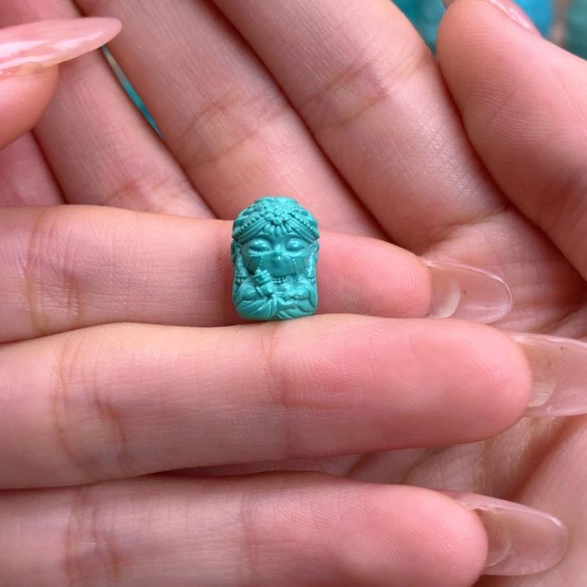 【闪购商品】绿松石雕刻未镶嵌