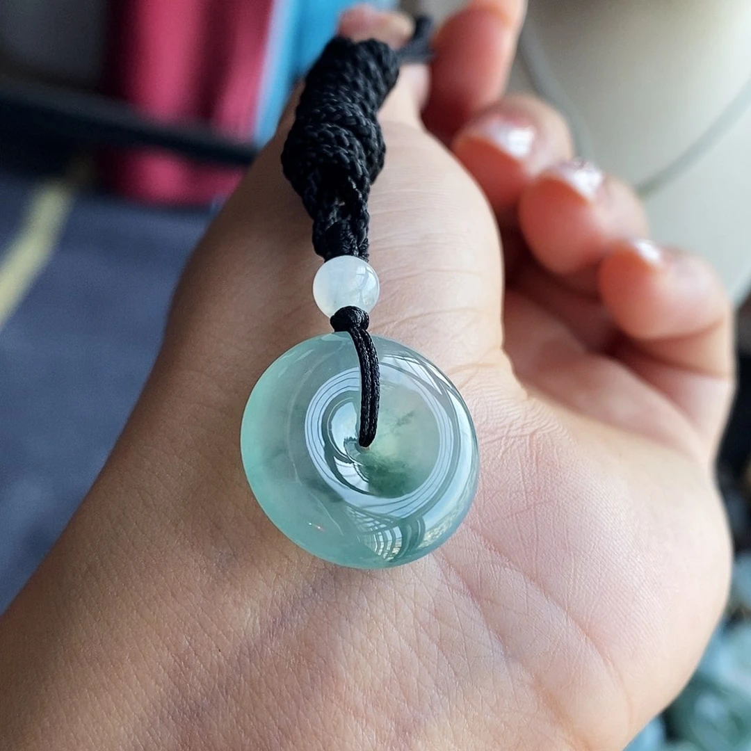 翡翠未镶嵌颈饰翡翠首饰20.7*6.1