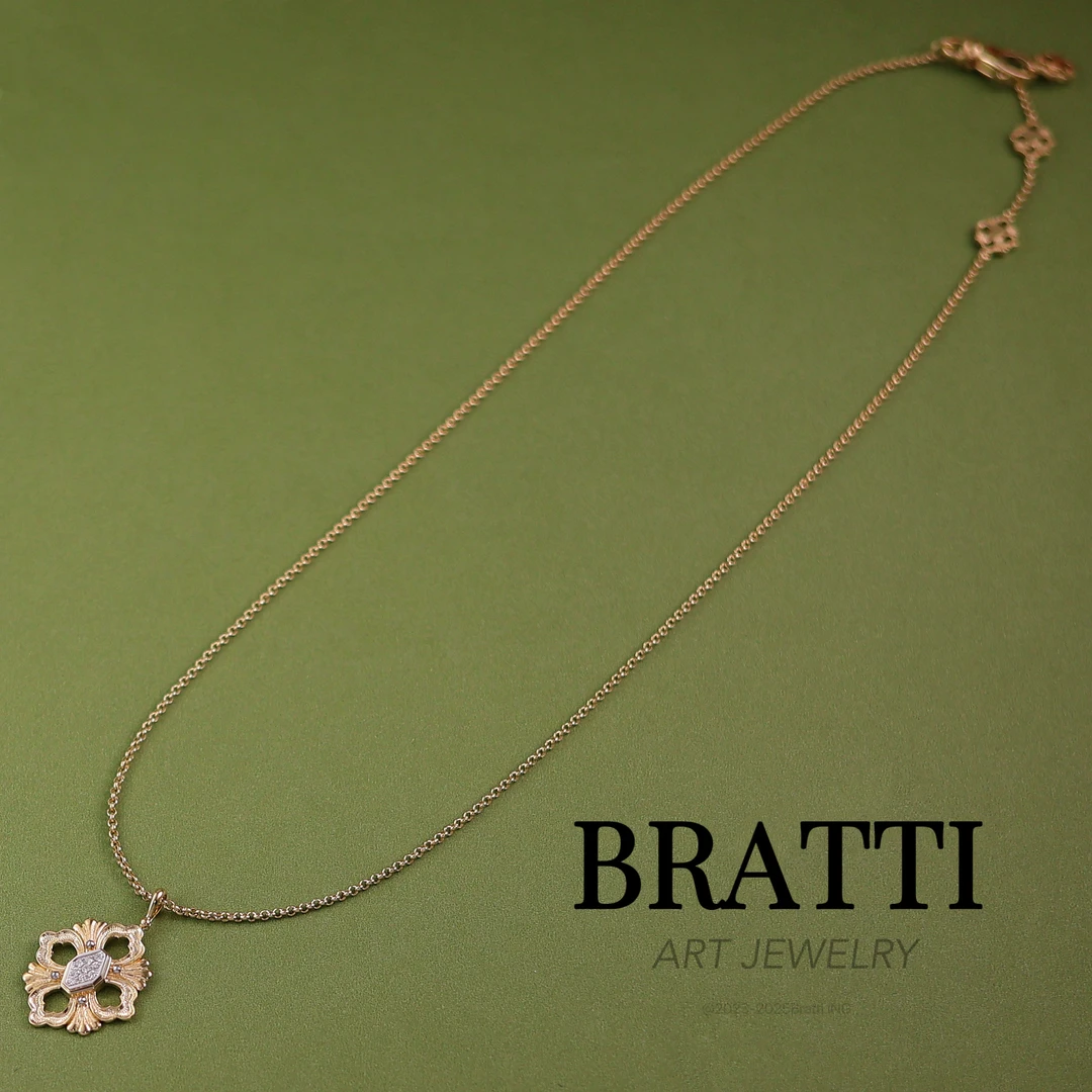 Bratti 18K金钻石项链可调节(45cm/小号)-KX251208