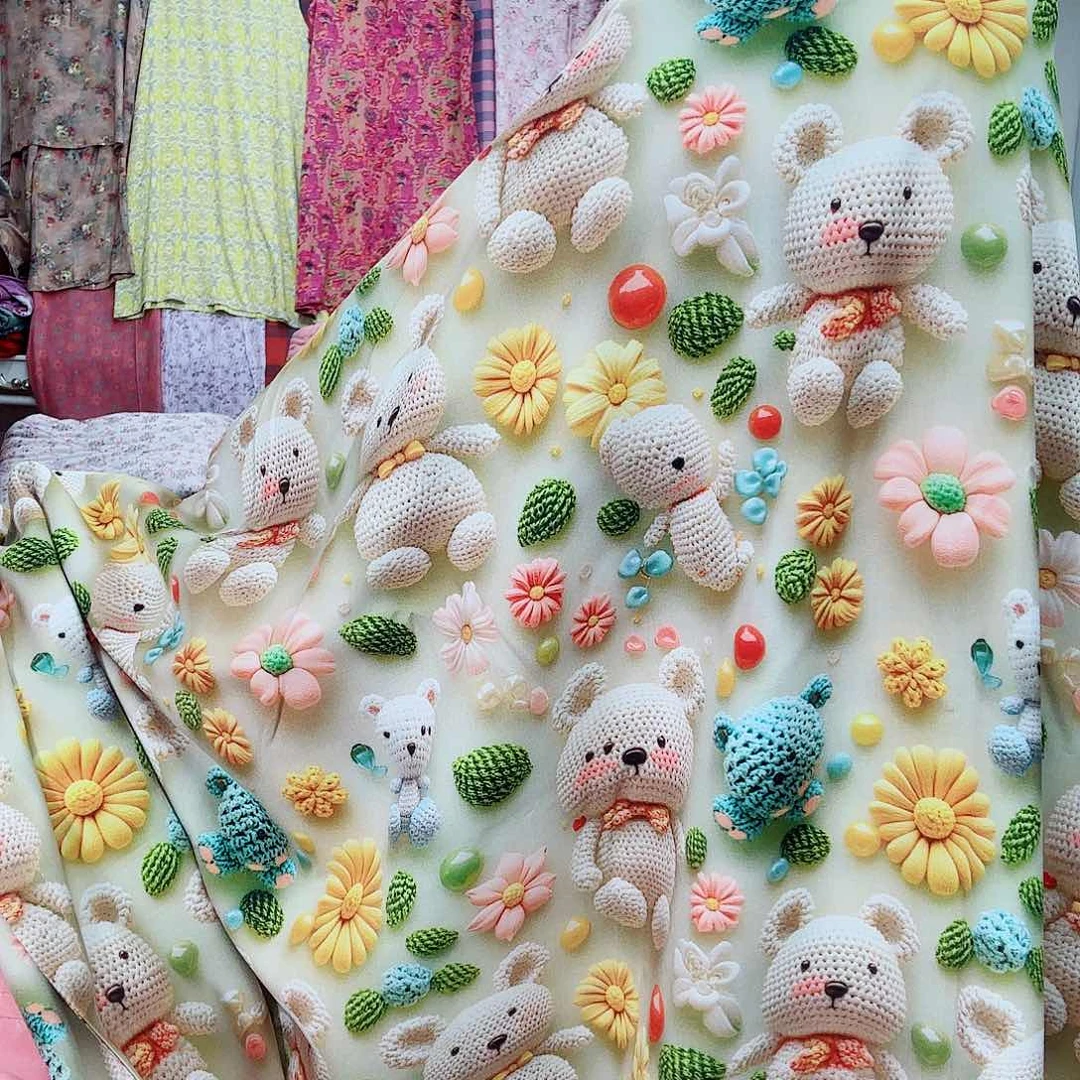 棉小熊凉凉被柔软舒服