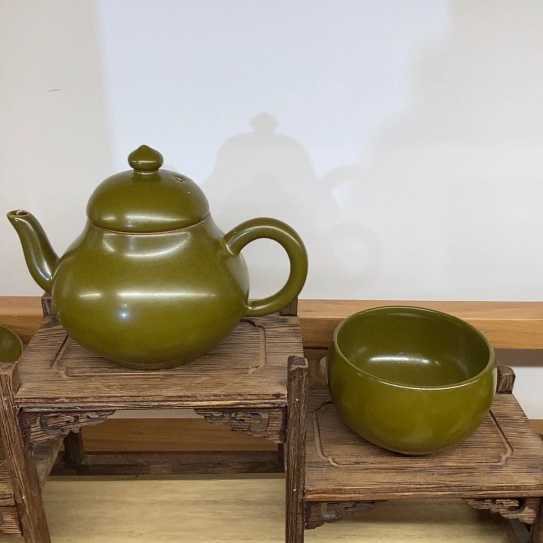 遇****瓷片微微瑕壶➕主人杯一只