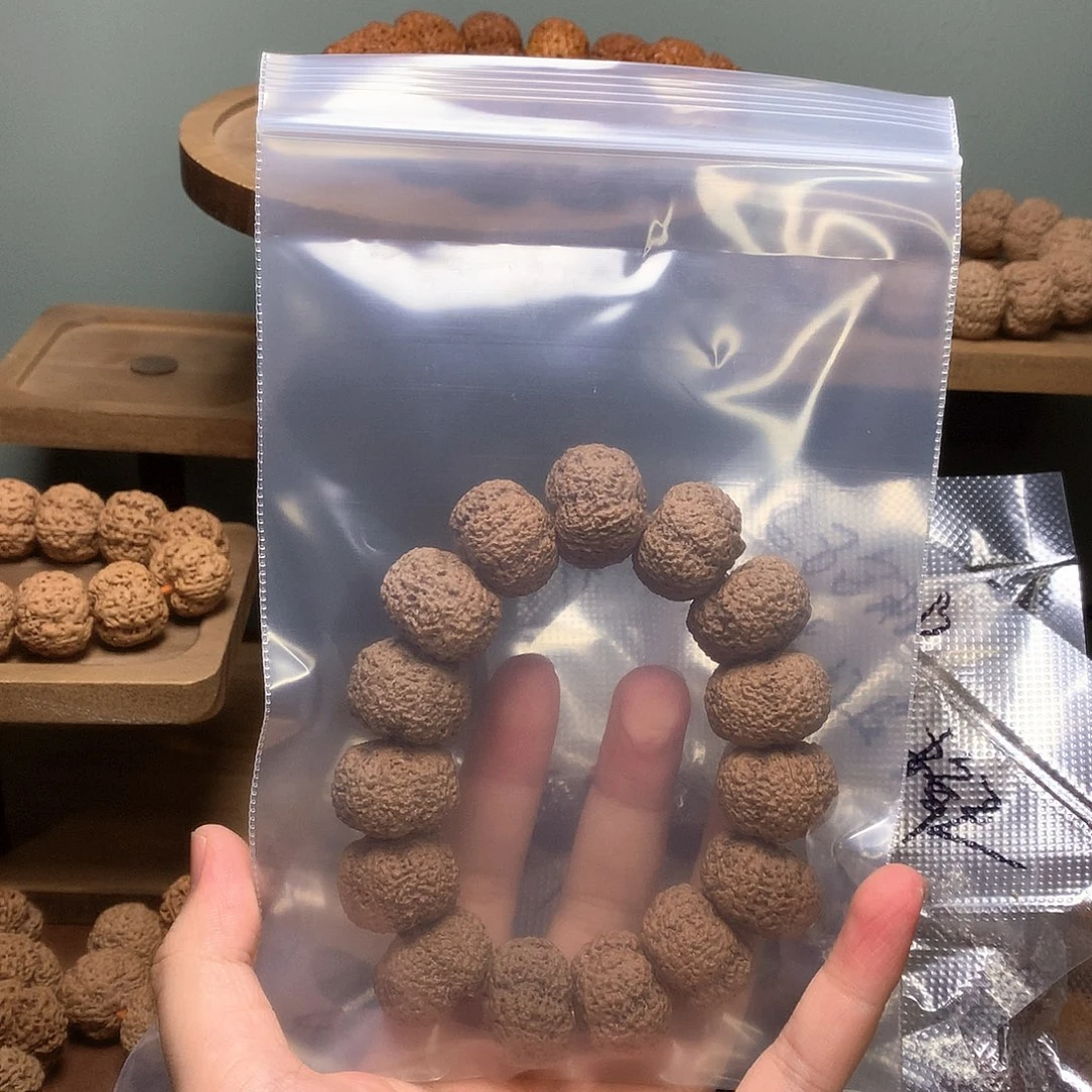 金刚菩提手串24蚂蚁纹菠萝蜜墩子