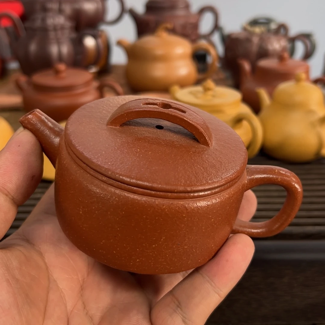 努***跑茶壶紫砂手工制作