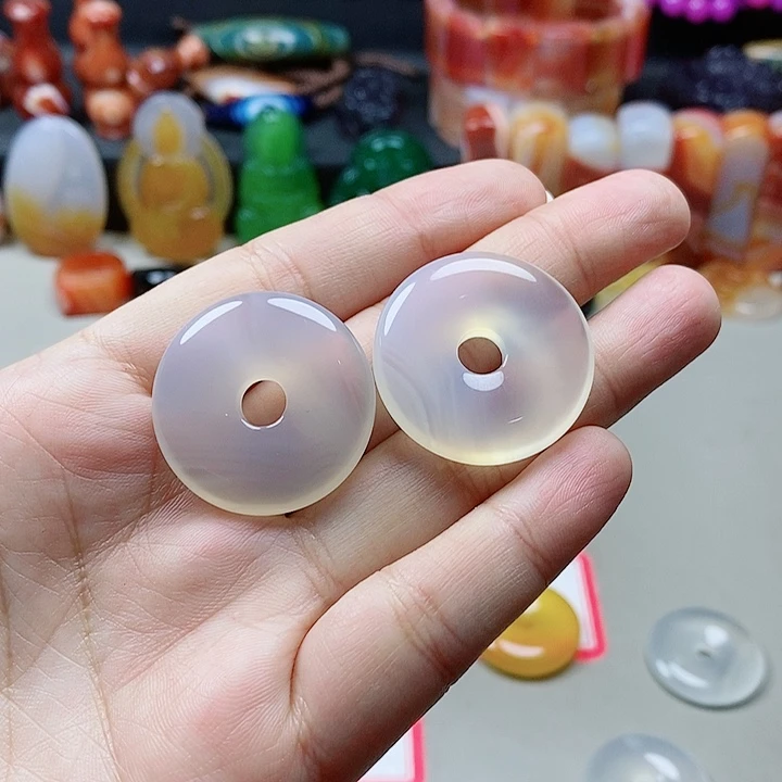 未镶嵌吊坠(不含链)玛瑙/玉髓玲