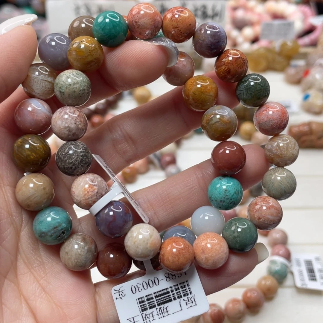 未镶嵌手链硅化玉倩943