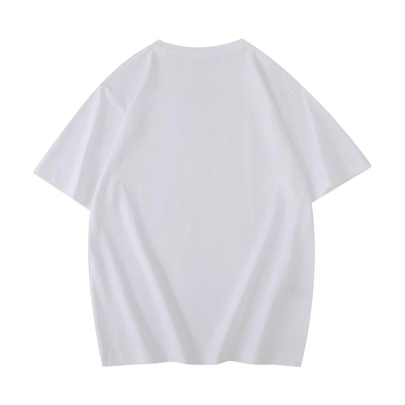 夏季纯棉短袖新色系T恤圆领半袖纯色上衣宽松情侣衣服白色t恤女