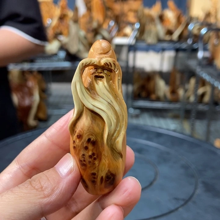 柏木（崖柏）手把件