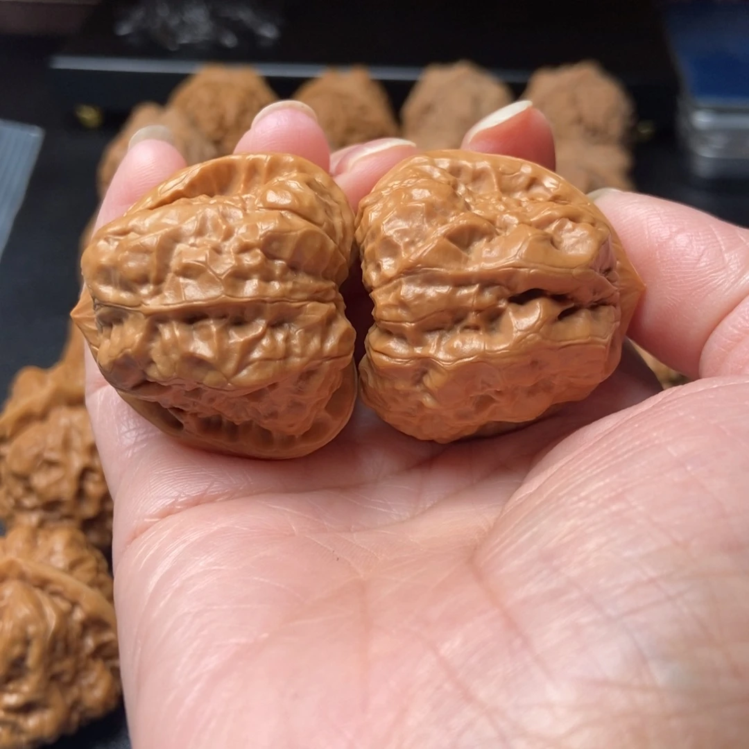 文玩核桃把件蛤蟆头38