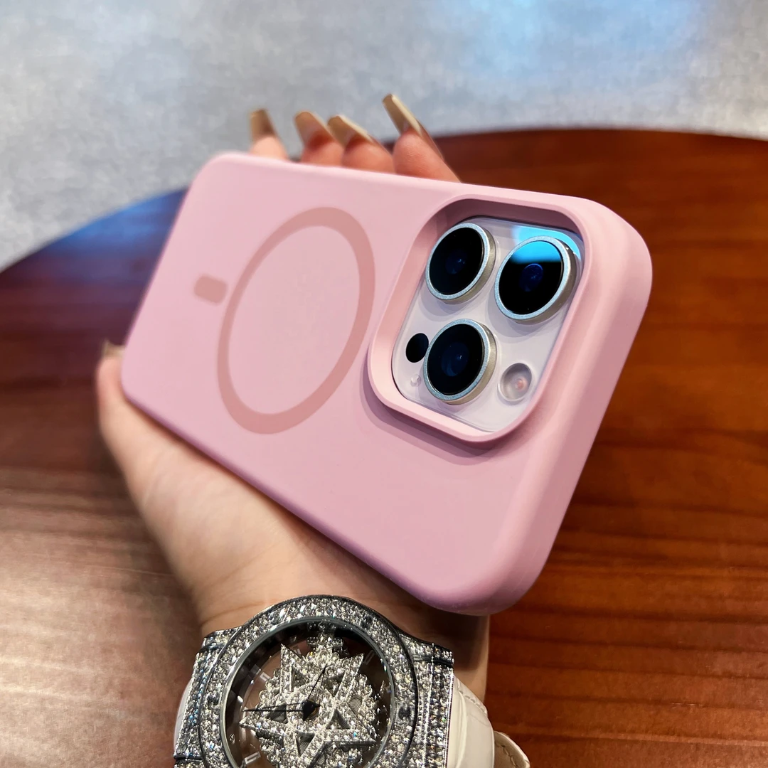 强磁吸态硅胶适用苹果16手机壳相机按键全包iphone17promax防摔15