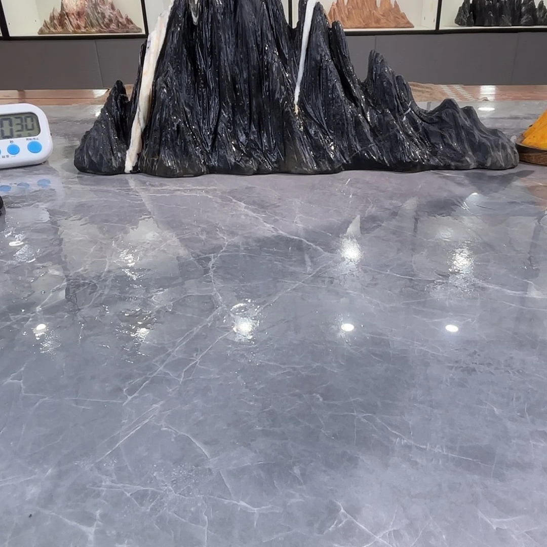 男***十砖雕灵璧石雕刻山峰摆件