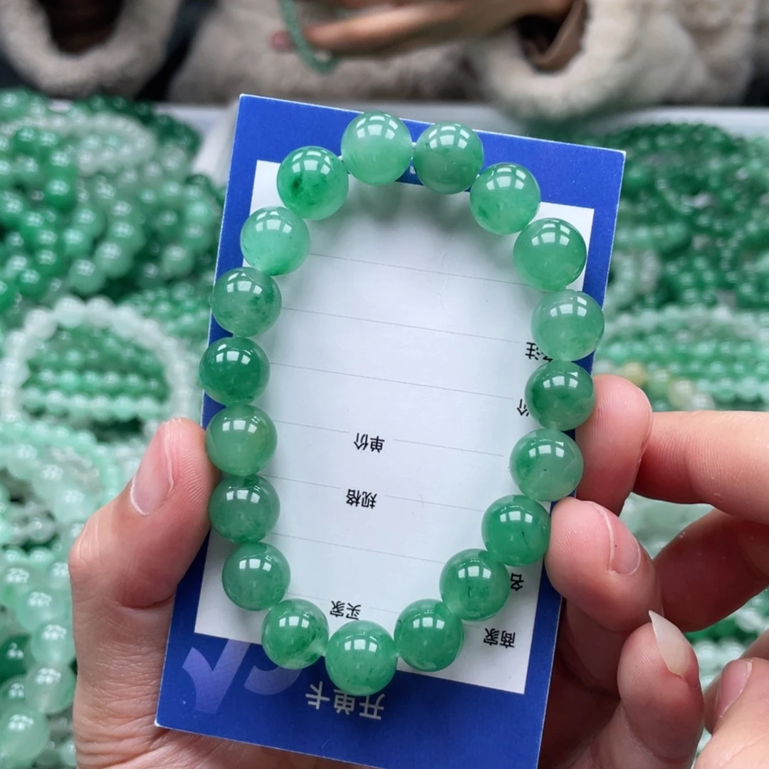 未镶嵌手串石英质玉（非洲翠）