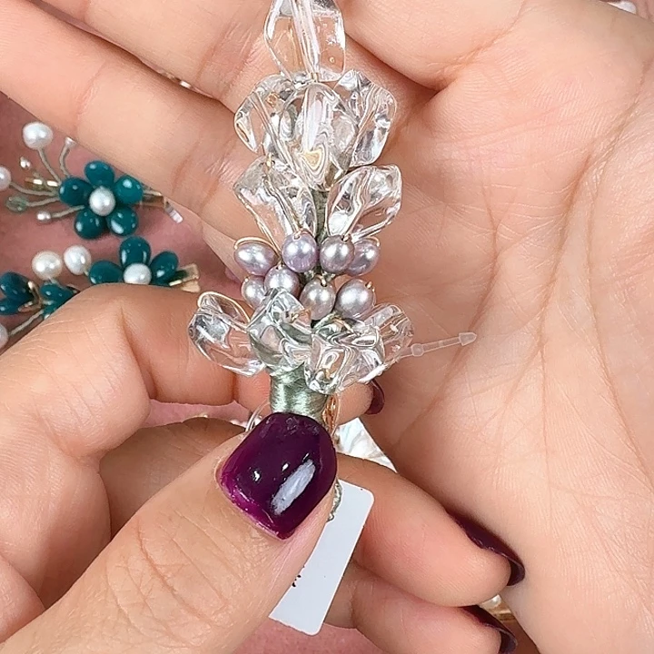 发饰未镶嵌淡水珍珠