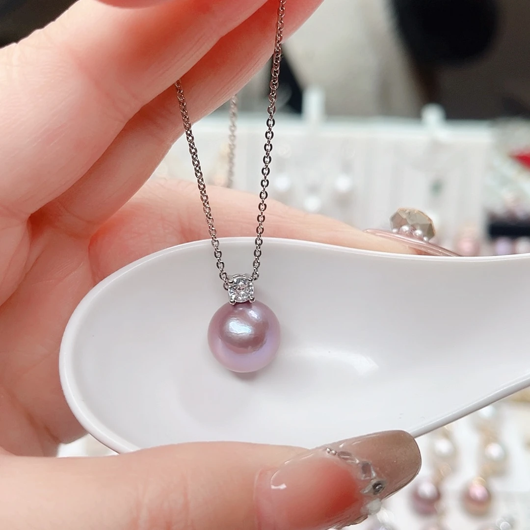 淡水珍珠吊坠(赠链)合金