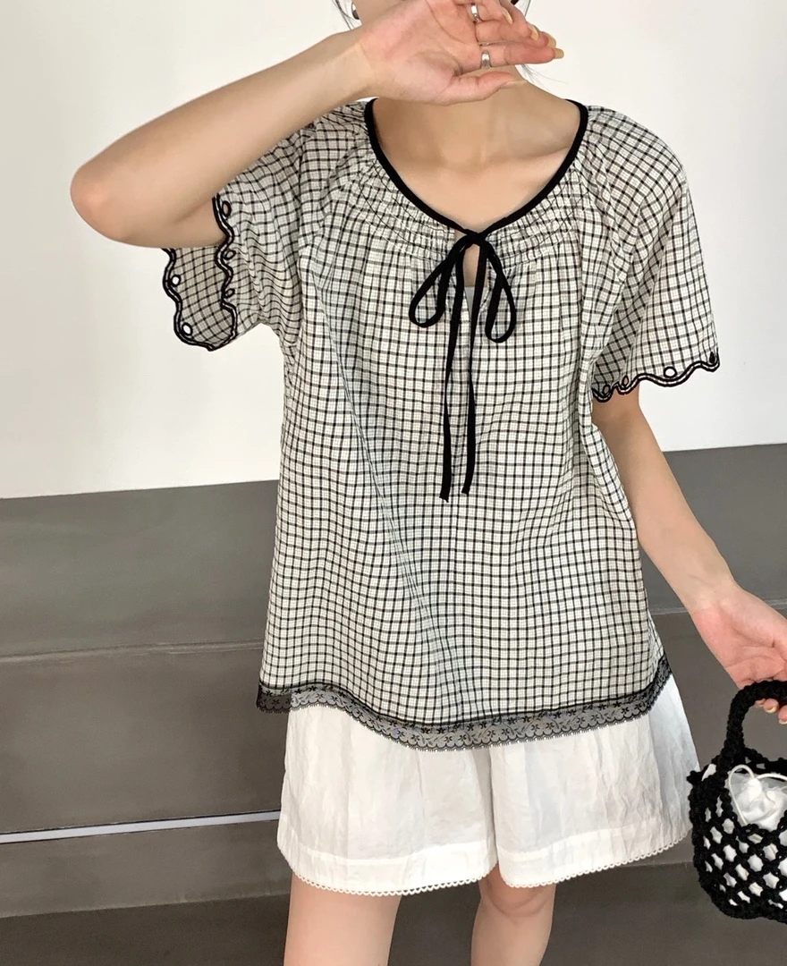 FUJIA STYLE新款时尚百搭简约气质休闲短袖T恤Y25213