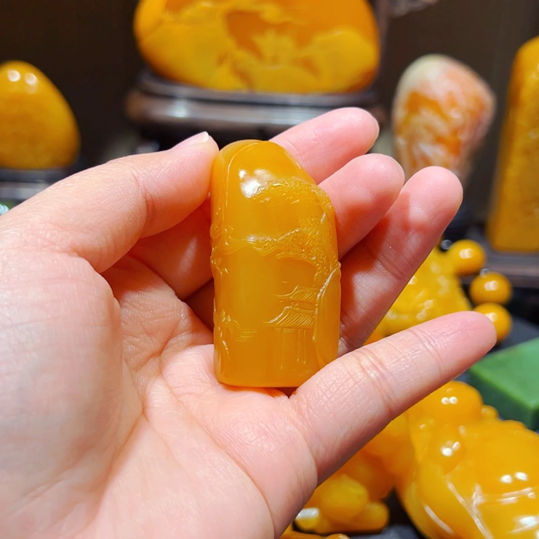 田黄石过*石雕石雕石雕