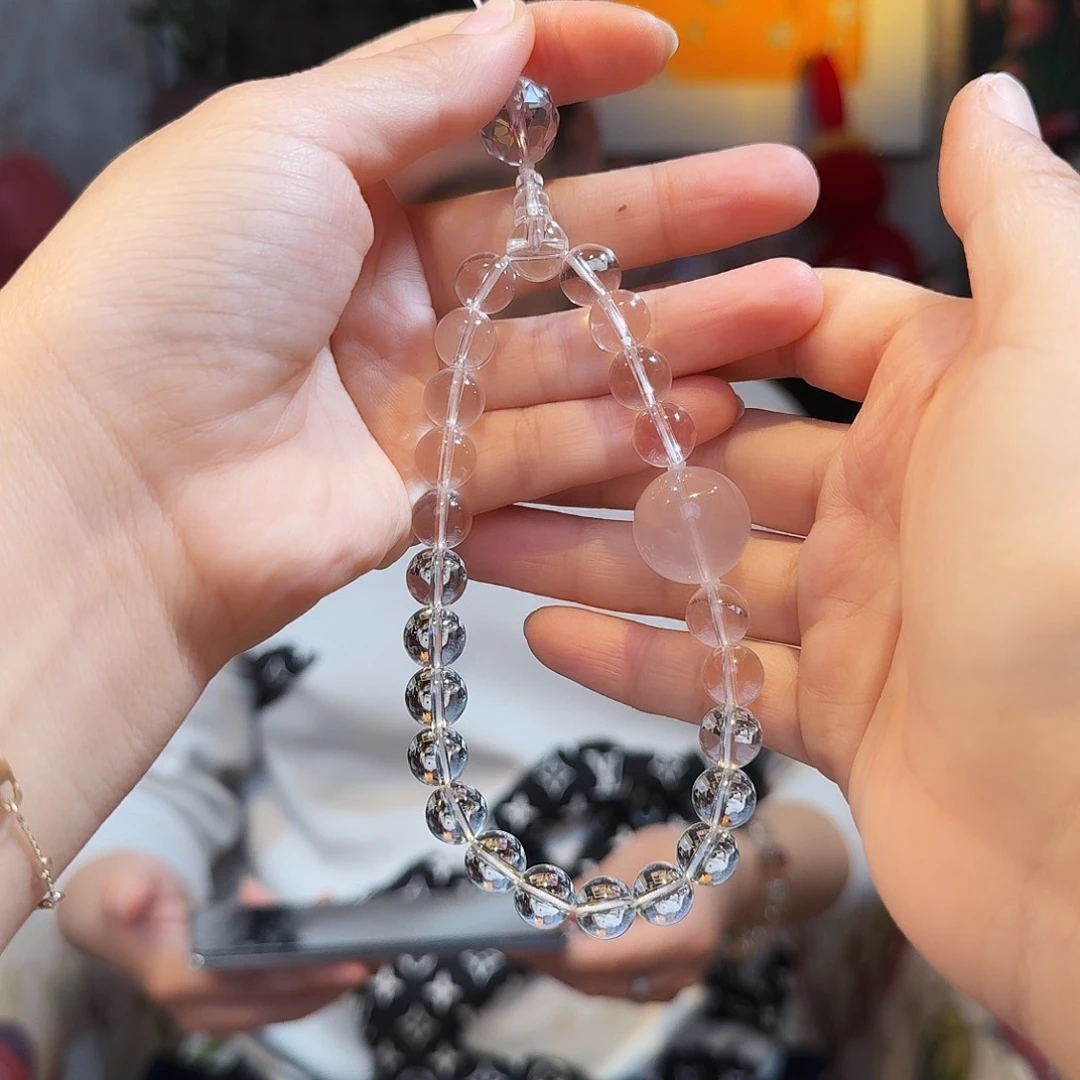 水晶手串未镶嵌手机链