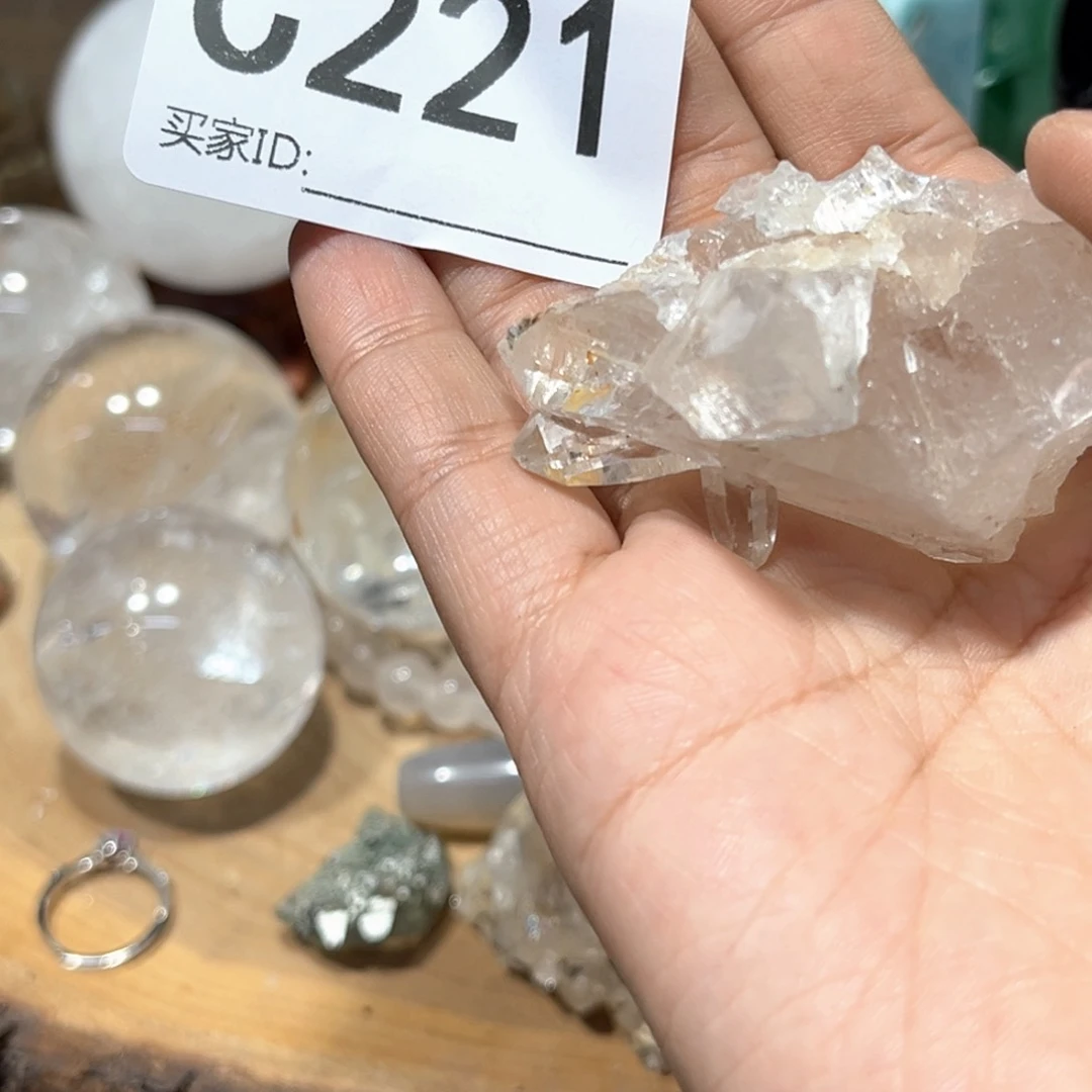 未镶嵌珠宝半成品水晶多样性发其一微瑕