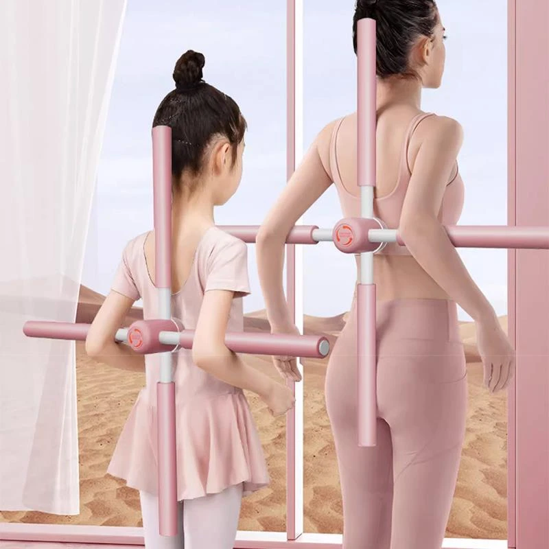 形体棍开背棍模特矫正驼背舞蹈开肩训练神器儿童十字架瑜伽棒木棍