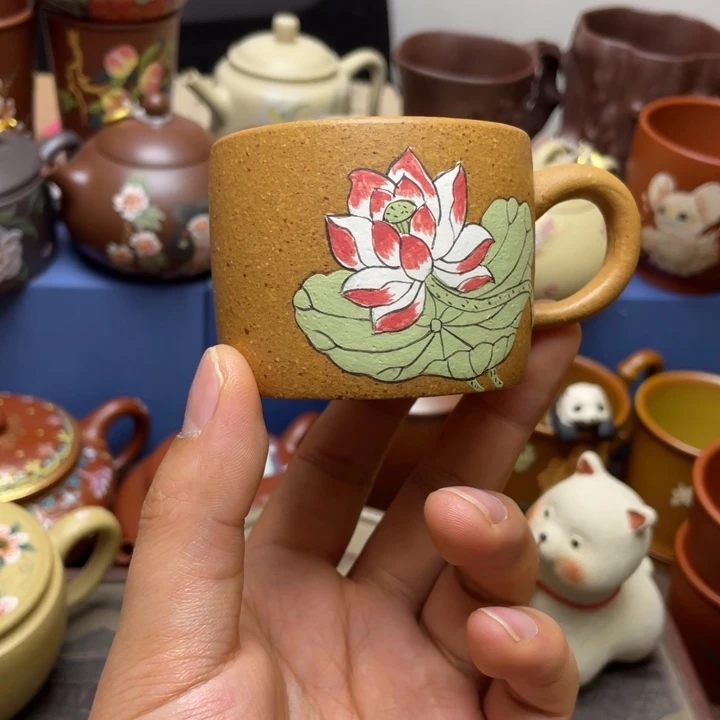 茶杯紫砂紫砂主人杯100cc