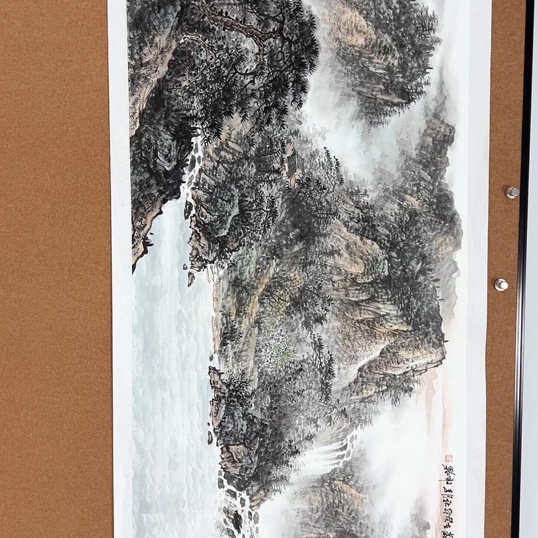 国画李文峰的画作