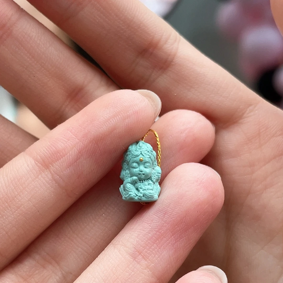 绿松石未镶嵌颈饰