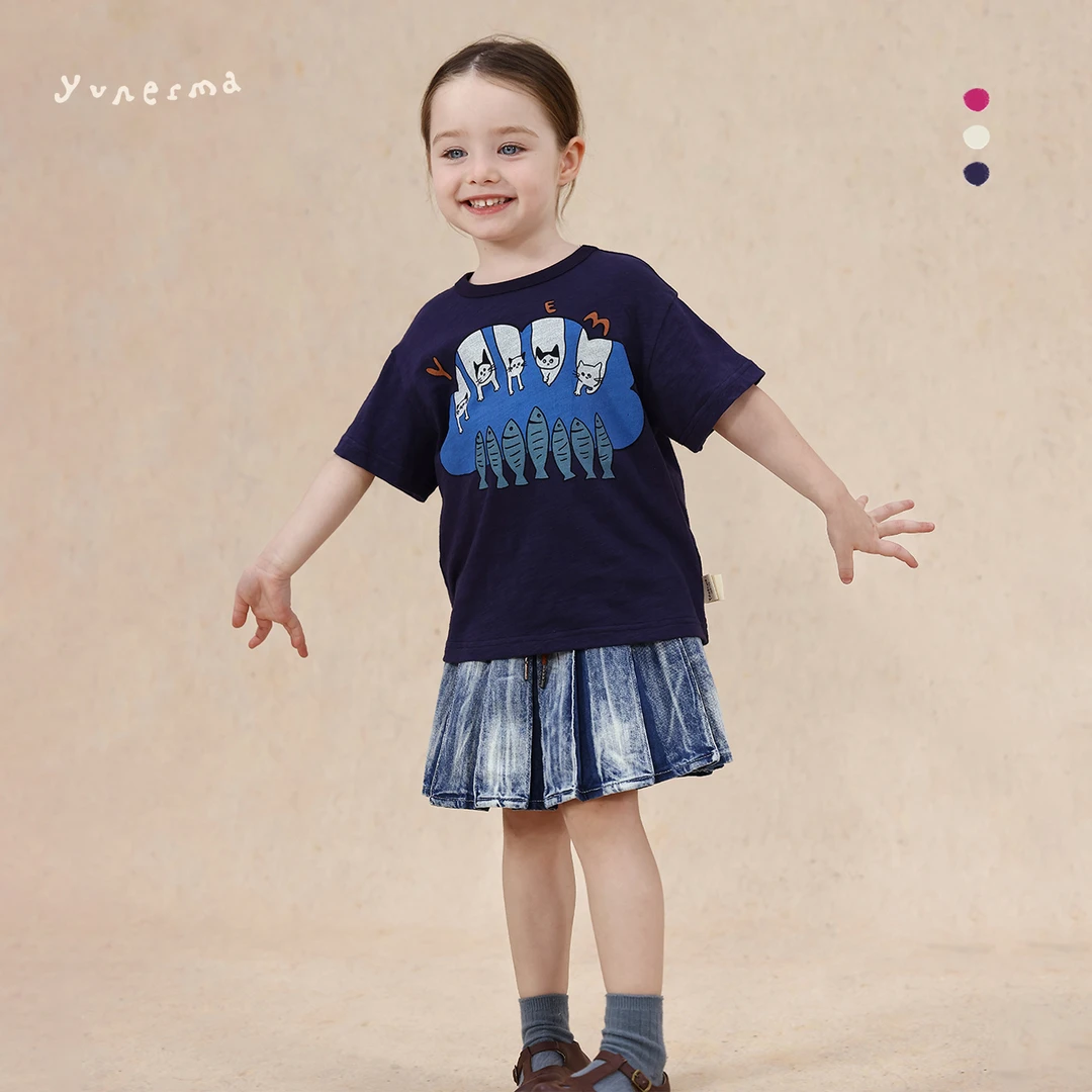 【日系】简约卡通短袖T恤