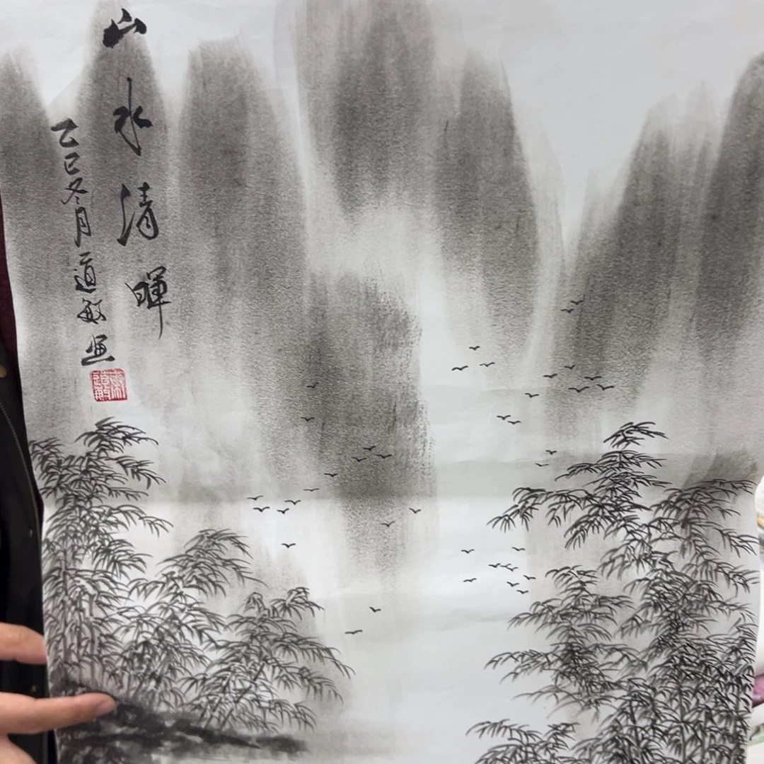 国画国画作品纯手绘欣赏