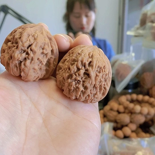 【闪购商品】把件文玩核桃笙*?40平谷凹底油