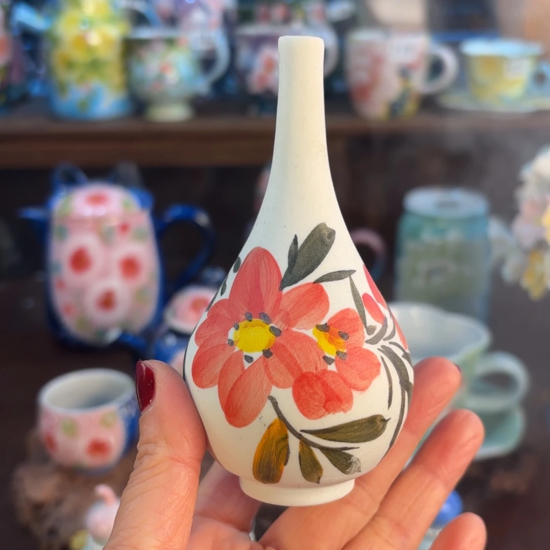 景德镇手绘高温釉下彩陶瓷茶具