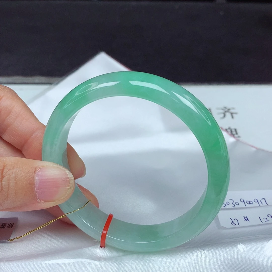 未镶嵌手镯翡翠57圈0917