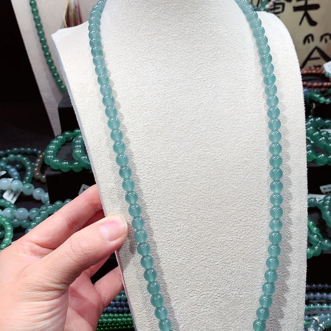 翡翠未镶嵌手链卡8