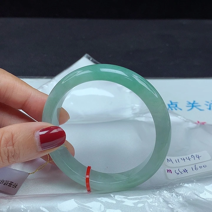 翡翠手镯未镶嵌55圈4494