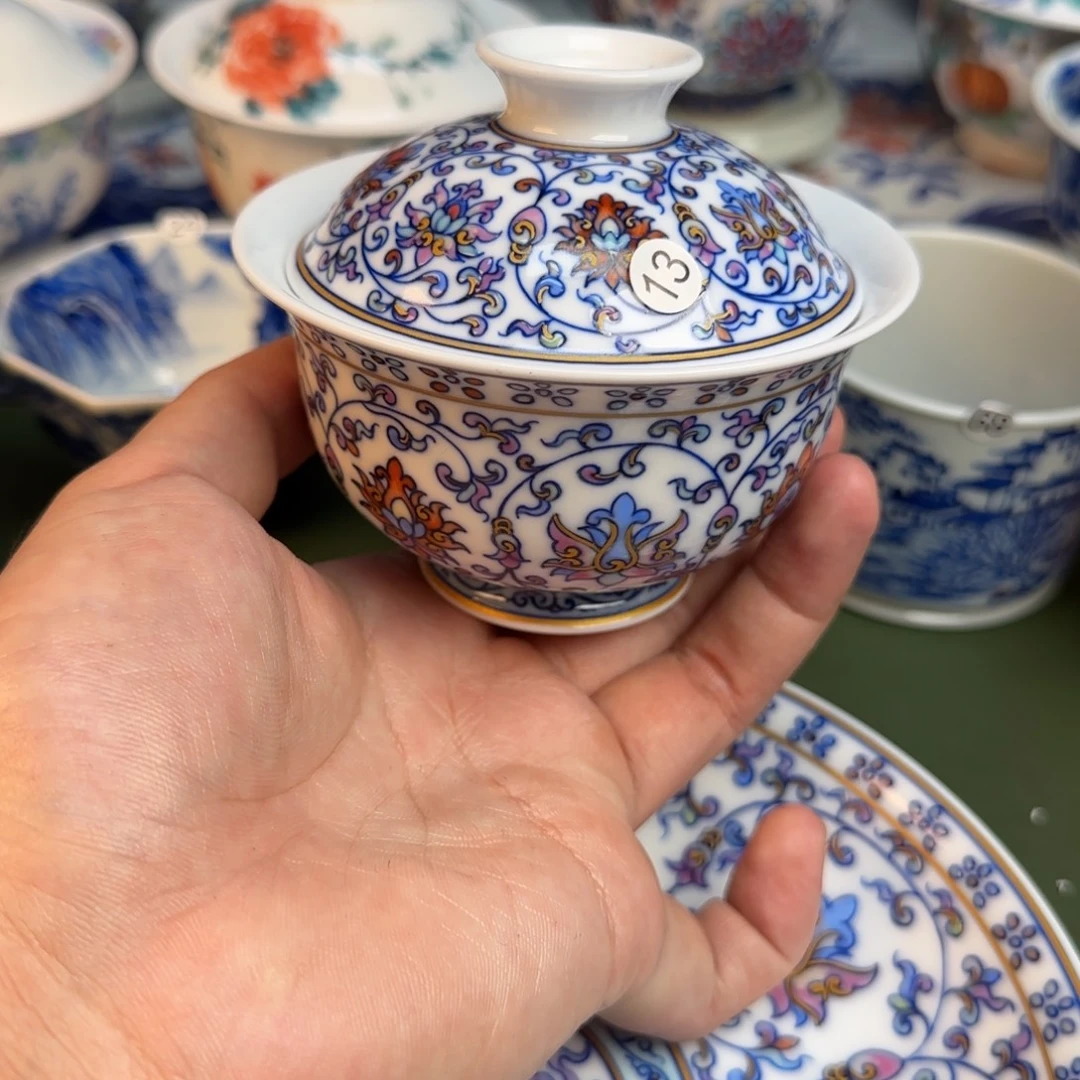 彦祖纯手工手绘茶具13