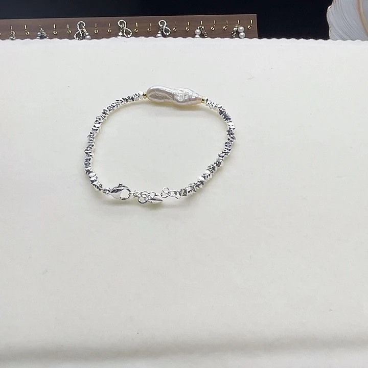 颈饰钛钢淡水珍珠