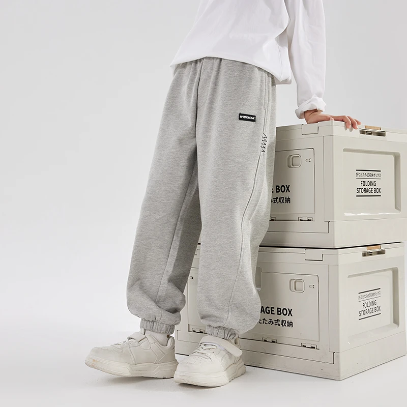 男童运动裤春秋款2025新款儿童裤子青少年中大童长裤男孩休闲卫裤