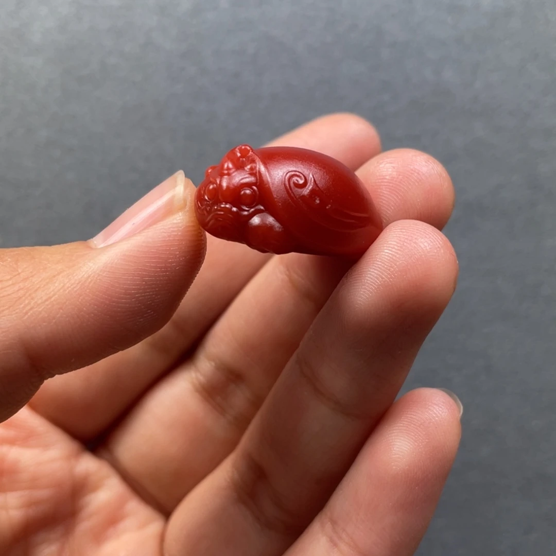南红玛瑙未镶嵌配饰龙龟